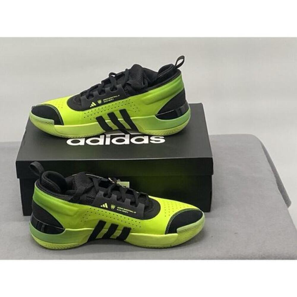 adidas Men’s D.O.N. Issue #5 Basketball Shoes Size 10.5 Lucid Lemon - Picture 3 of 6